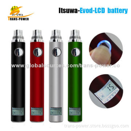 Itsuwa Evod E Cigarette Batteries with 650/900/1,100/1,300mAh Capacity for Options